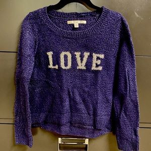 Lauren Conrad crop top sweater xs